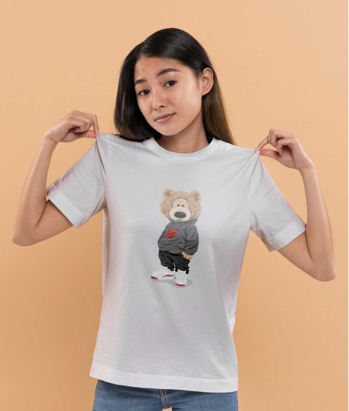 Дамска тениска с щампа Мечета Casual Style